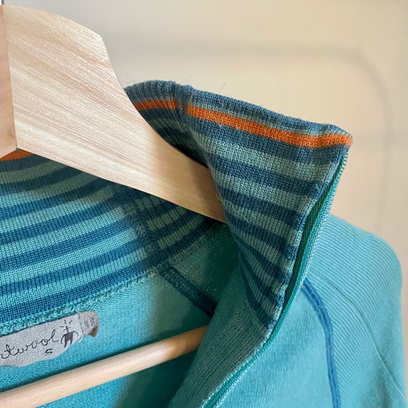 Smart Wool Midweight Quarter Zip Sweater - Picture 4 of 6